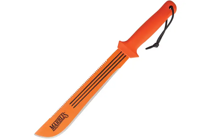 Marbles 14 in Sawback Machete Fixed Blade Knife MR393
